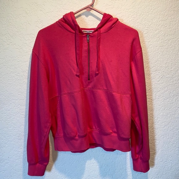 Nordstrom x Richer Poorer | Hot Pink Quarter Zip Hoodie - Picture 2 of 6